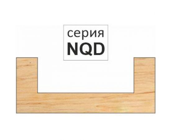 Фреза фасонная прямая для выравнивая поверхности (22х15х55 мм; хв-к 6 мм) NQD622 DJTOL 747 – изображение 2