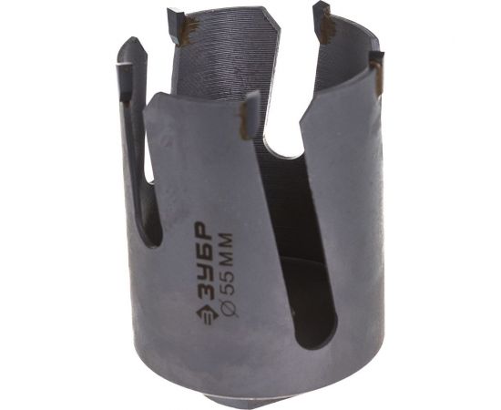 Коронка ПРОФИ Универсальная (55х55 мм; М16) Зубр 29514-55 – изображение 3