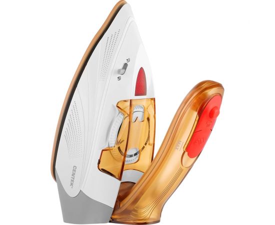 Утюг Centek 1000 Вт, 80 мл, керамическая подошва, LED, пар удар, самоочистка, складная ручка CT-2369 – изображение 4