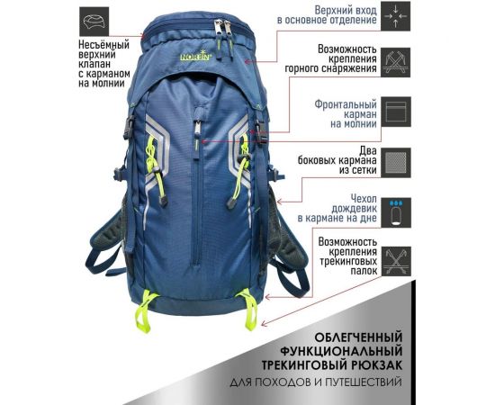 Рюкзак Norfin ADVENTURE 45 NFL-40219 – изображение 4