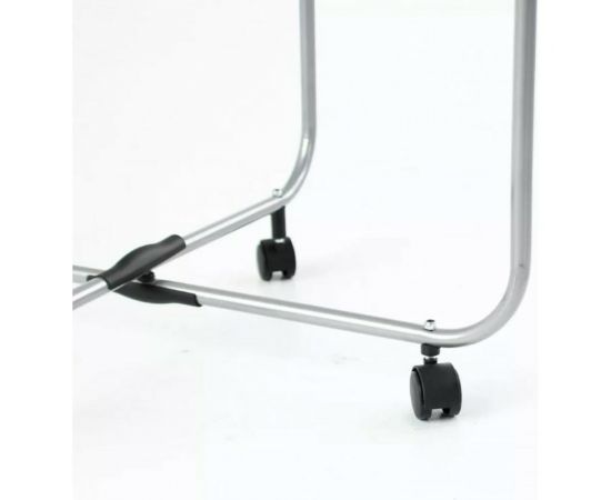 Напольная сушилка для белья VETTA вертикальная, 4 полки, на колесиках, окрашенная сталь, 70x61x175 см 452-080 – изображение 5