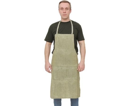 Брезентовый фартук ООО ЛидерТекс Ф-01 плотность 400гр, с карманом (арт.11235) 4670070000932 