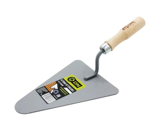 Кельма бетонщика On треугольник, порошковая покраска, деревянная ручка, 360x150 мм 02-14-011 