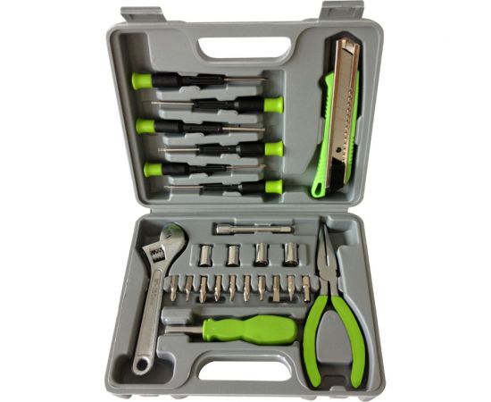 Набор инструментов 25 предметов (230x50x180 мм, тёмно-серый) Stinger W0405 