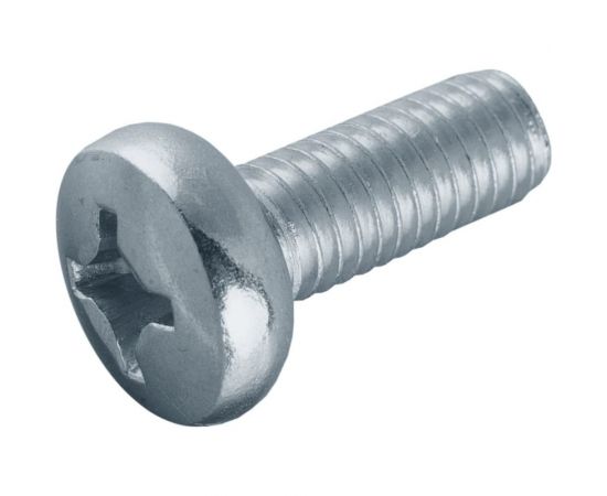 Винт Мир крепежа DIN 7985 М4x12 4,8 цинк (250 шт) Т0000004681 