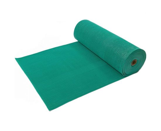 Коврик-дорожка SUNSTEP ПВХ, Zig-Zag, 5мм 0,9х12 м, зеленый 39-685 