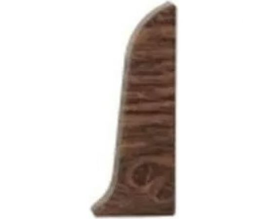 Заглушка для плинтуса Центурион Lider 322-зл (62 мм; левая; глянец; вяз коричневый) 71142 