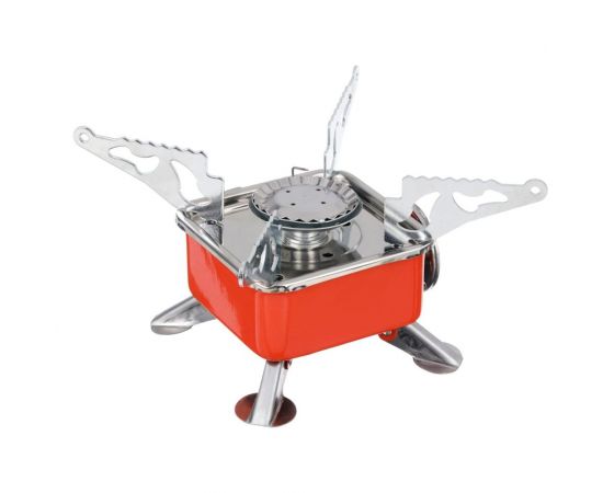 Портативная газовая плитка ЧИНГИСХАН к баллону с цанговым захватом 12х12х10см 333-518 