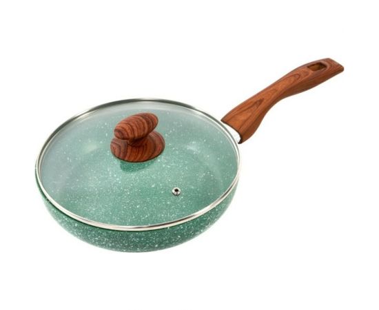 Сотейник SCOVO Green Tree диаметр 260 мм стеклянная крышка GT-021 