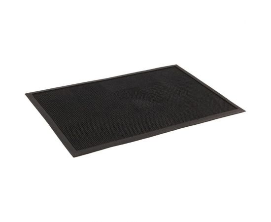 Коврик SUNSTEP резиновый, 80x120 см, Иголочки, чёрный 31-067 