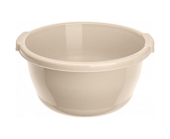 Круглый таз Бытпласт 6 л, бежевый 431212707 