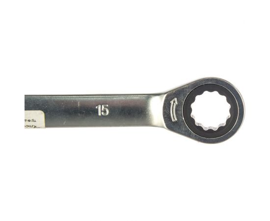 Комбинированный ключ с трещоткой 15мм AV Steel AV-315015 – изображение 2