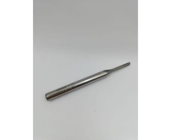 Фреза концевая прямая дренажная по ПВХ 4x25x100x8 мм, HSS, Z2, M2 03 425 011 – изображение 2