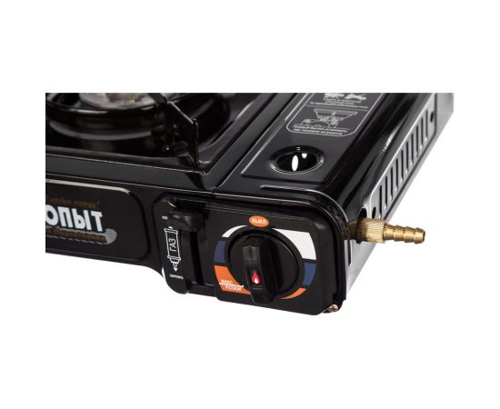 Газовая плита с переходником Следопыт Black PF-GST-N10 – изображение 2