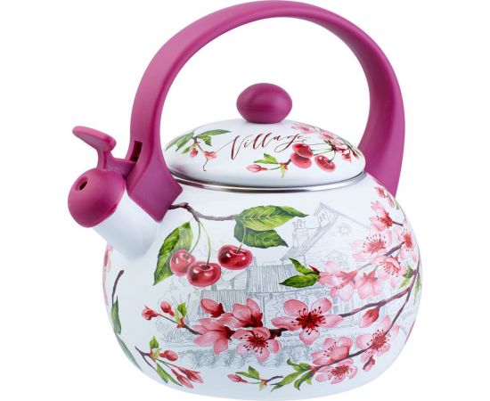Эмалированный чайник appetite Вишня 2 л со свистком FT7-VI – изображение 2
