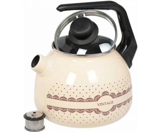 Эмалированный чайник appetite Vintage 3 л со свистком 4с209я Vintage – изображение 3