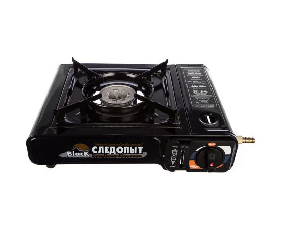Газовая плита с переходником Следопыт Black PF-GST-N10 – изображение 3