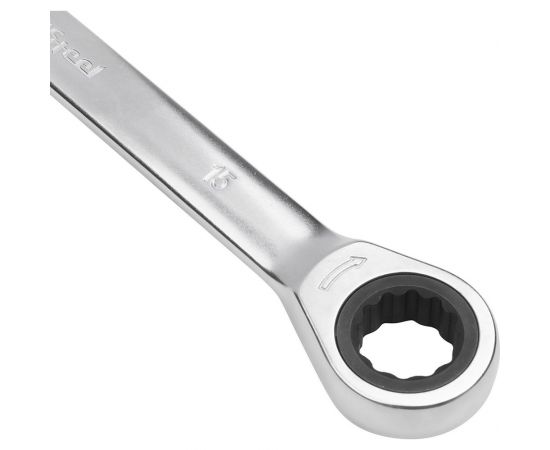 Комбинированный ключ с трещоткой 15мм AV Steel AV-315015 – изображение 3