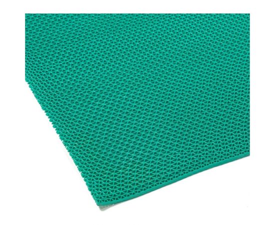 Коврик-дорожка SUNSTEP ПВХ, Zig-Zag, 5мм 0,9х12 м, зеленый 39-685 – изображение 4