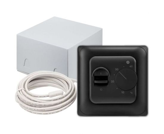 Терморегулятор для теплого пола ТеплоСофт механический, черный 7026/черный – изображение 5