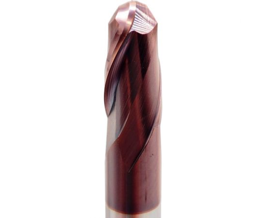 Фреза концевая монолитная твердосплавная сферическая 3х75 мм СпецТехИнструмент D3BN1.5L75T2TiAlNHRC55ASTI – изображение 7