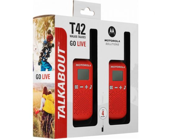 Комплект из двух радиостанций Motorola Talkabout T42 RED B4P00811RDKMAW – изображение 9