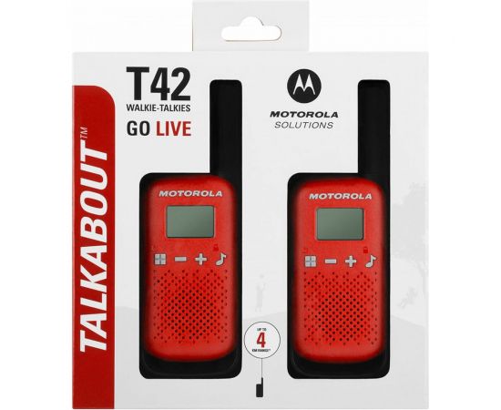 Комплект из двух радиостанций Motorola Talkabout T42 RED B4P00811RDKMAW – изображение 10