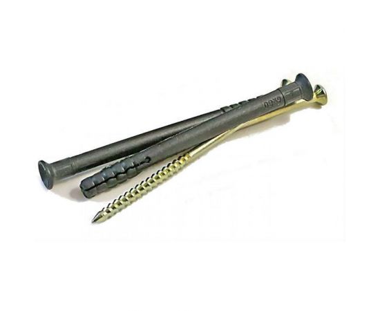 Дюбель-гвоздь Качественный КРЕПЕЖ потайной бортик, 30 штук 0200619 КЧ 