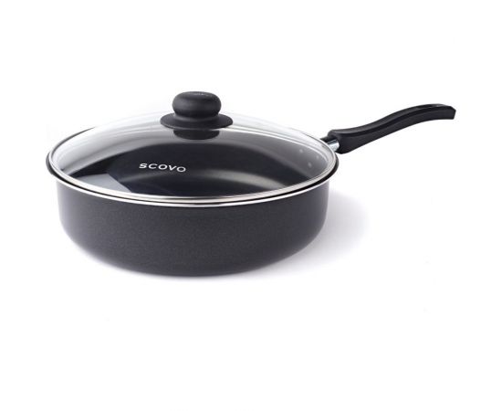 Сотейник SCOVO Promo диаметр 240 мм стеклянная крышка PA-020 