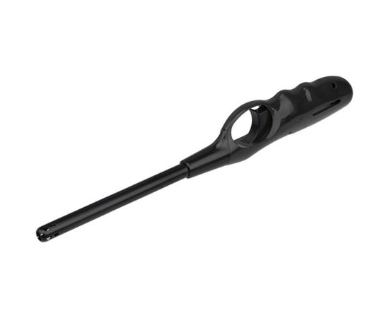 Бытовая газовая пьезозажигалка СОКОЛ с классическим пламенем, многоразовая, черная СК-302L 61-0959 