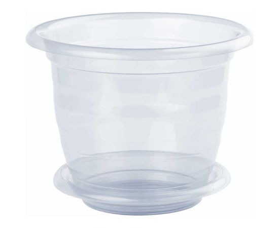 Цветочный горшок ЗПИ Альтернатива дорхидеи 2л прозрачный М1605 