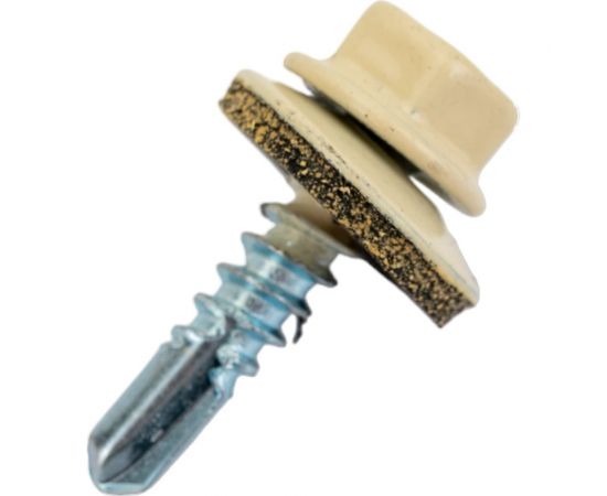 Кровельный саморез КРЕП-КОМП 4,8x19, RAL1015, светлая слоновая кость, 250 шт. ск48191015кф 