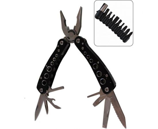 Мультитул плоскогубцы Следопыт 18 предметов, в чехле PF-MT-09 