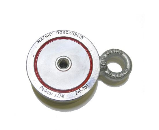 Поисковый двусторонний магнит Редмаг F200x2 