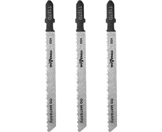 Полотна для электролобзика EU-хвостовик, тип Т127D, 3 шт Управдом 4100002560 