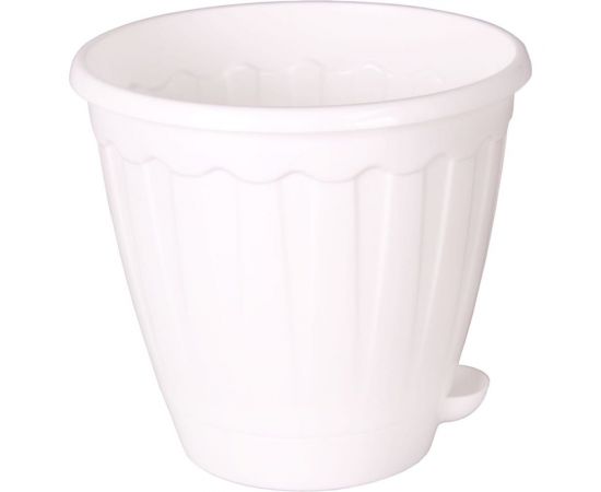 Цветочный горшок ЗПИ «Альтернатива» Рондо 3 л, белый М6094 