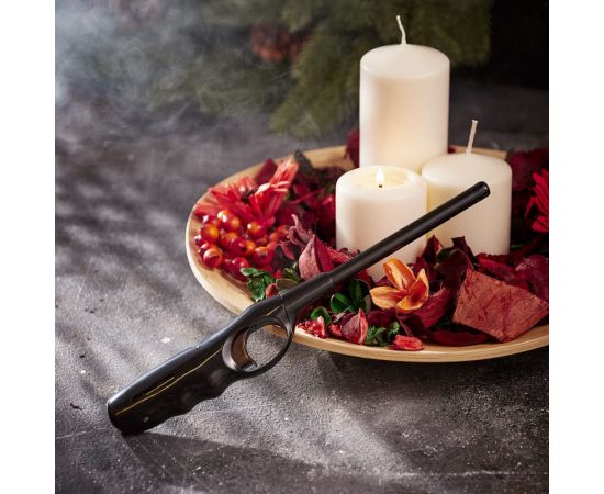 Бытовая газовая пьезозажигалка СОКОЛ с классическим пламенем, многоразовая, черная СК-302L 61-0959 – изображение 2