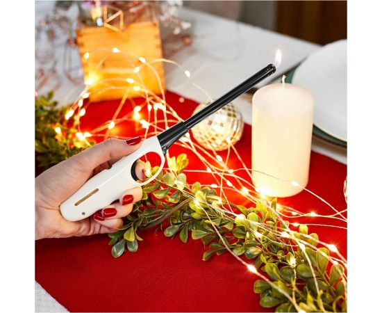 Бытовая газовая пьезозажигалка СОКОЛ СК-302L с классическим пламенем, многоразовая, белая 61-0962 – изображение 3