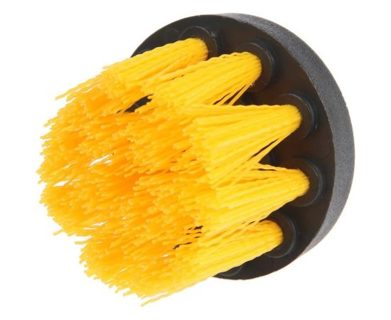 Насадка щетка на шуруповерт 87х25 мм, шестигранный хвостовик ТУНДРА 9022475 – изображение 3