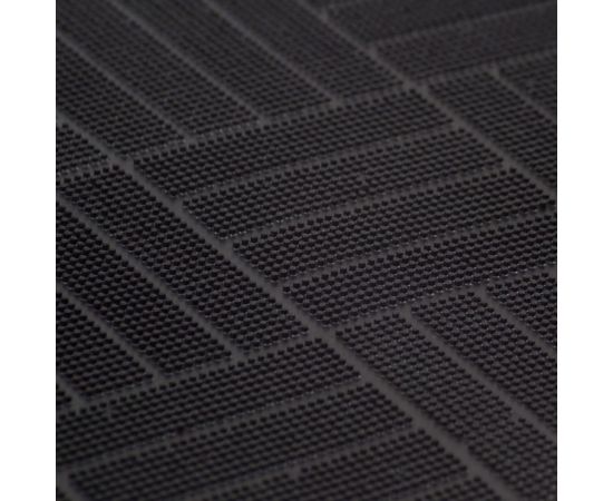 Коврик SUNSTEP резиновый, 40х60 см, Паркет, черный 31-032 – изображение 3