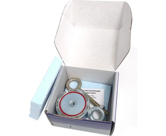 Поисковый двусторонний магнит Редмаг F200x2 – изображение 3