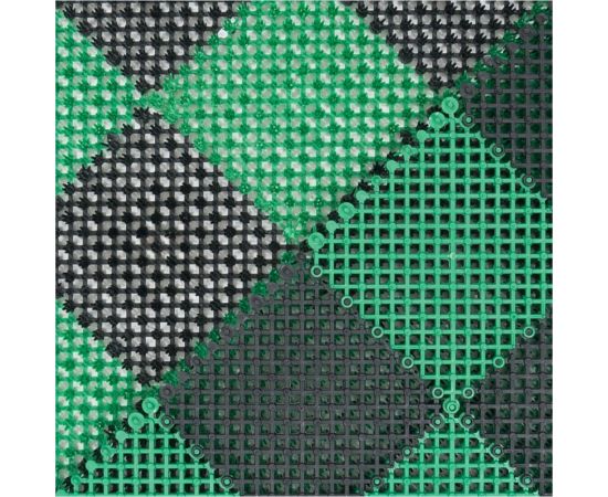 Коврик SUNSTEP травка, 56х84 см, черно-зеленый 71-017 – изображение 4