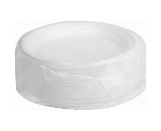 Одноразовые десертные тарелки КОМПЛЕКТ 100 шт., пластик, d=165 мм, СТАНДАРТ, ПП, 607388 – изображение 6