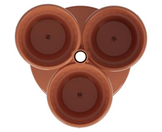 Цветочный горшок ЗПИ Альтернатива Каскад 0,7 л, терракотовый М8068 – изображение 6