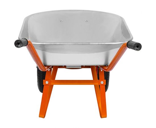 Тачка садово-строительная двухколесная в коробке СТРОЙМАШ, объём 80 л, грузоподъёмность 190кг 17037 – изображение 8