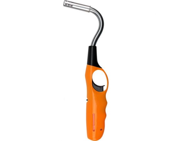 Бытовая газовая пьезозажигалка СОКОЛ СК-302W оранжевая, с гибким стержнем 61-0963 – изображение 10