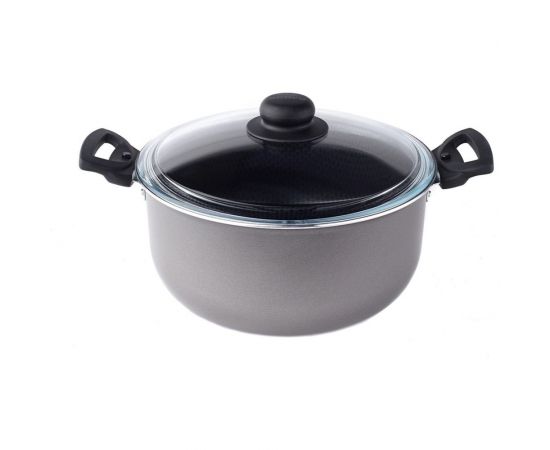 Кастрюля SCOVO диаметр 20 см 2.5 л стеклянная крышка СД-006 