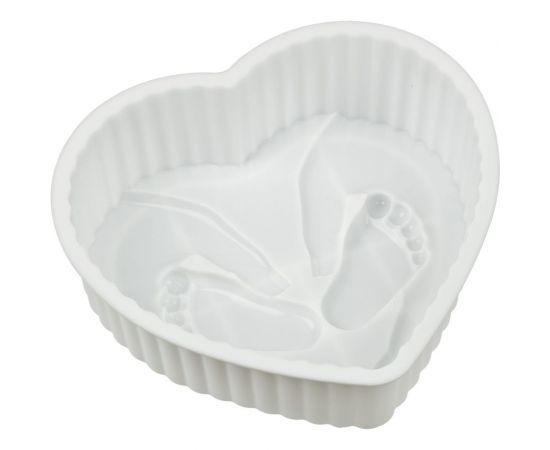 Силиконовая форма для тортов и пирогов S-Chief 17.5x17x6 см пяточки 553597 