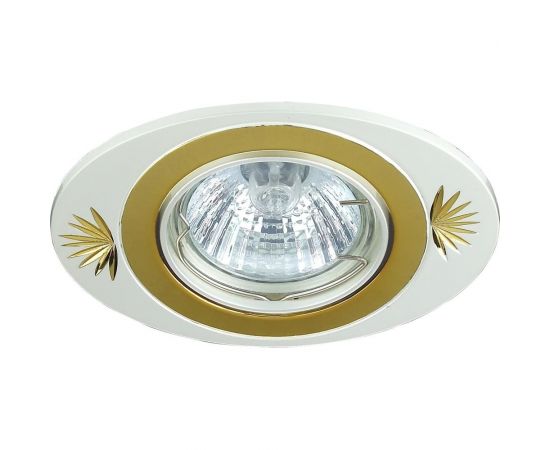 Встраиваемый спот POWERLIGHT 1хGU5,3x50W перл/зол L6051 6051/1-4PGD 
