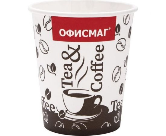 Одноразовые стаканы ОФИСМАГ 250 мл, 75 шт, холодное/горячее 606913 